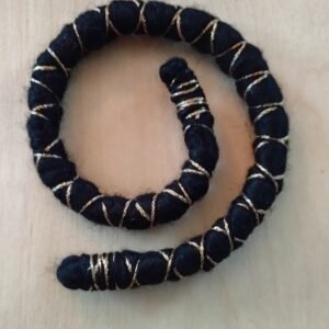 Dreadspirale - 30cm Schwarz Gold