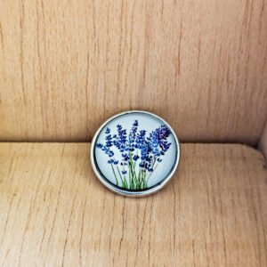 Druckknopf Lavendel